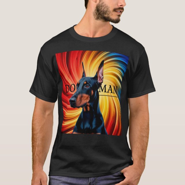 Doberman T Shirt (Framsida)