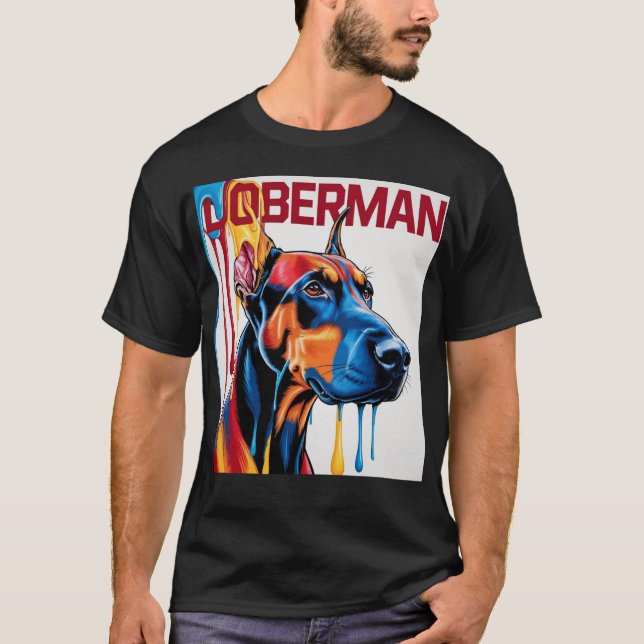 Doberman T Shirt (Framsida)