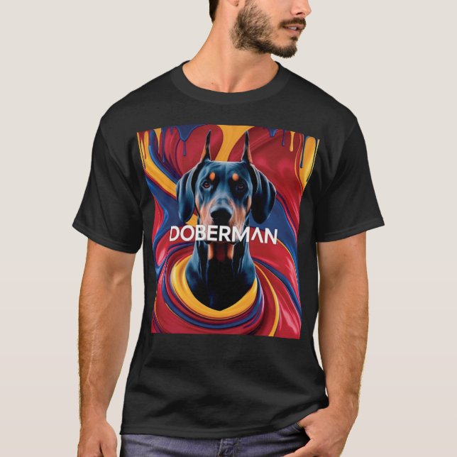 Doberman T Shirt (Framsida)