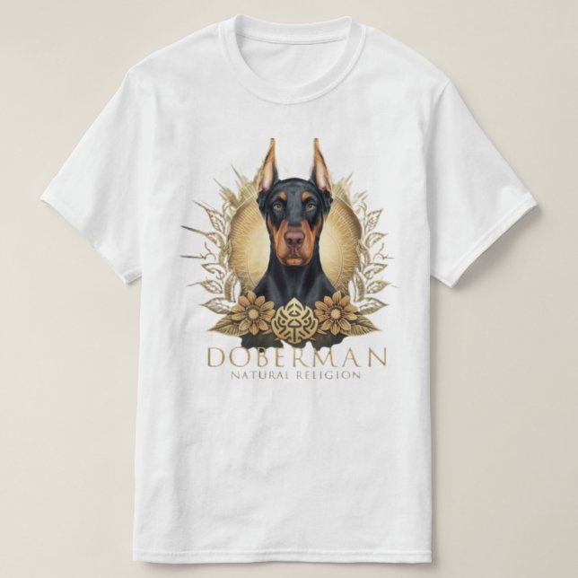 Doberman T Shirt (Design framsida)
