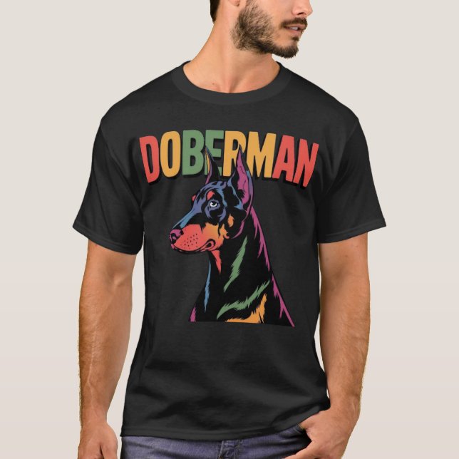 Doberman T Shirt (Framsida)