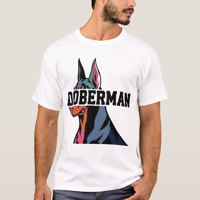 Doberman T Shirt (Framsida)
