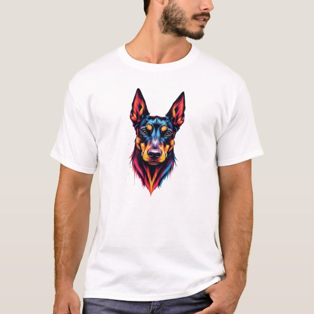 Doberman T Shirt (Framsida)