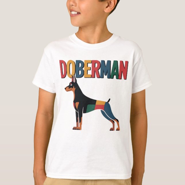Doberman T Shirt (Framsida)
