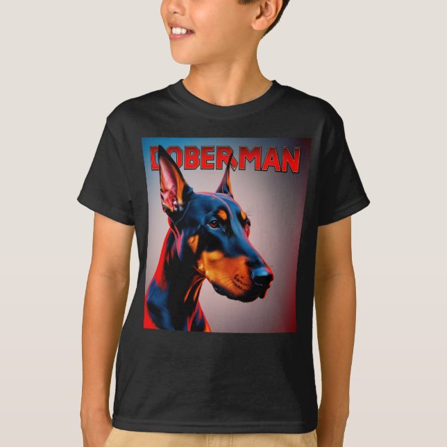 Doberman T Shirt (Framsida)