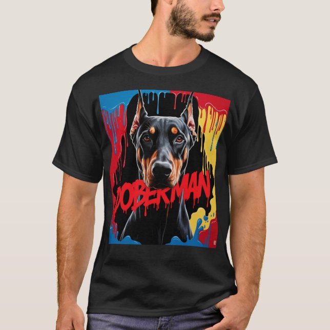 Doberman T Shirt (Framsida)