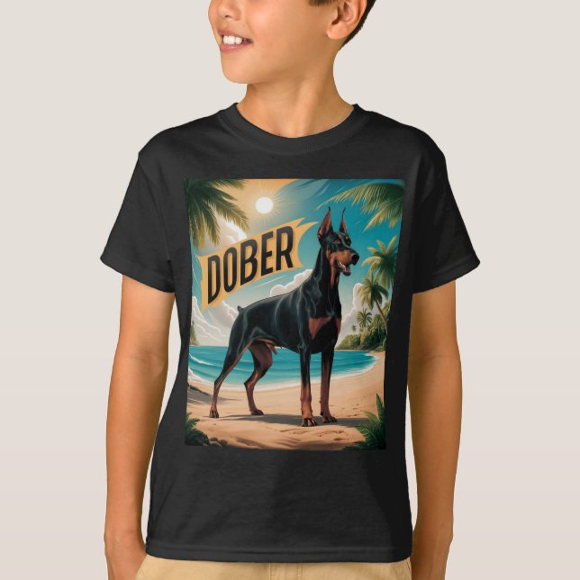 Doberman T Shirt (Framsida)