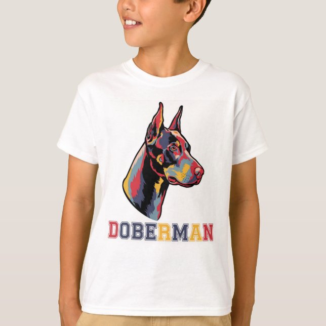 Doberman T Shirt (Framsida)