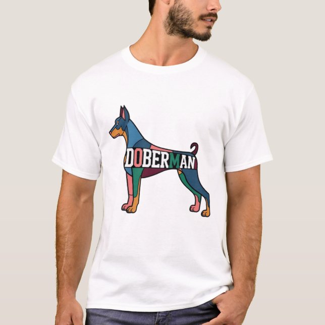 Doberman T Shirt (Framsida)