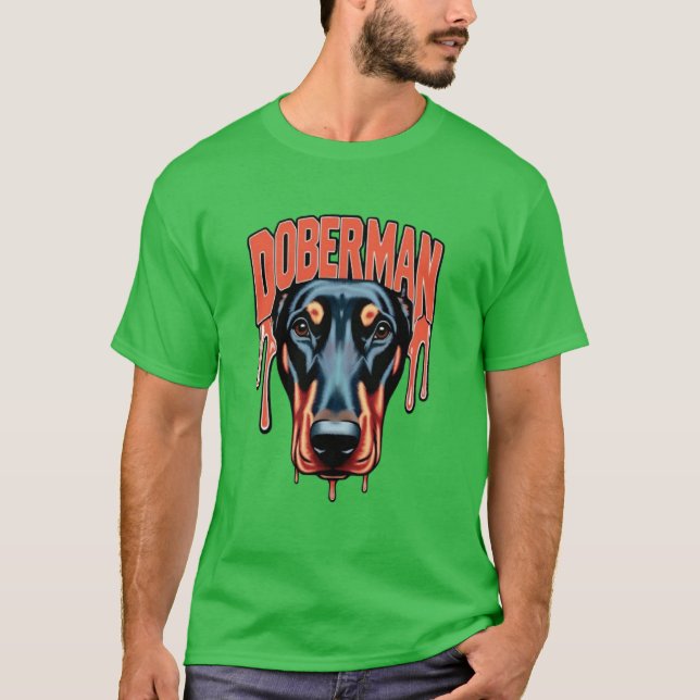 Doberman T Shirt (Framsida)