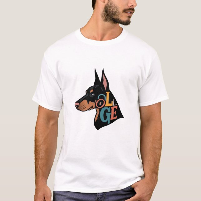 Doberman T Shirt (Framsida)