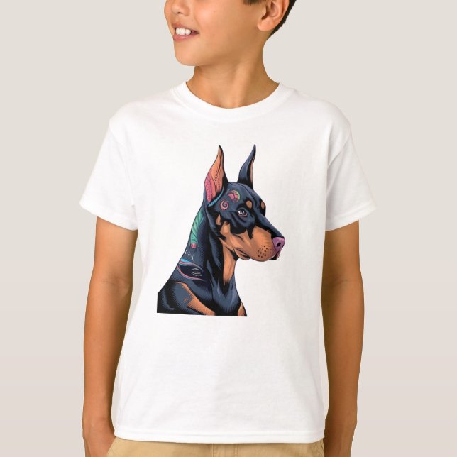 Doberman T Shirt (Framsida)