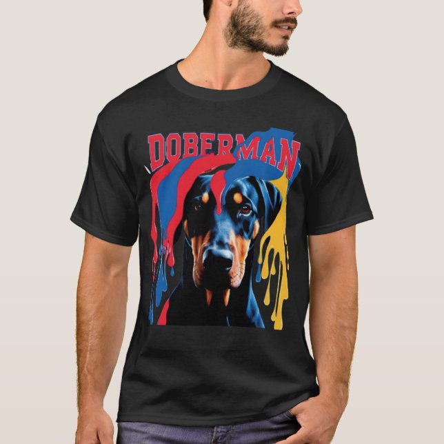 Doberman T Shirt (Framsida)