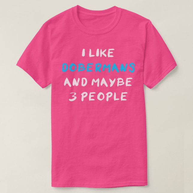 Doberman T Shirt (Design framsida)