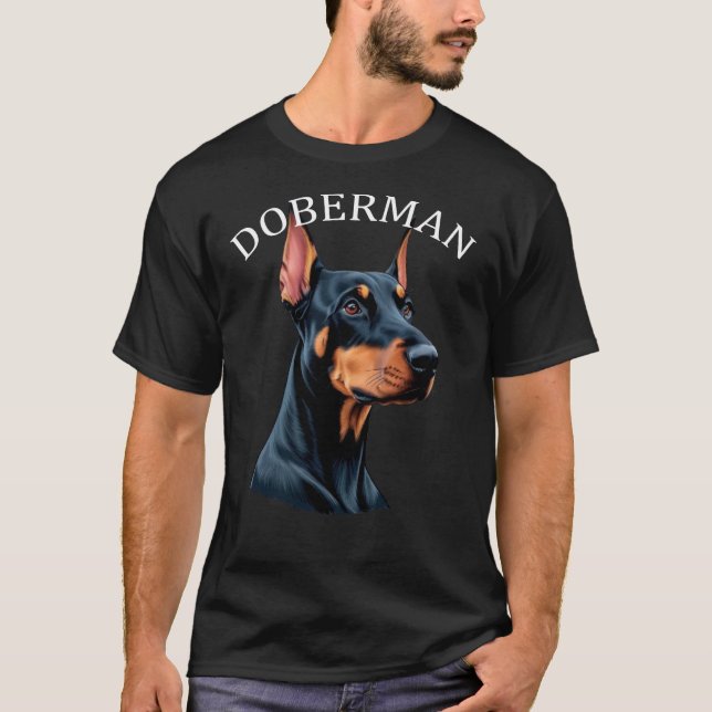 Doberman T Shirt (Framsida)