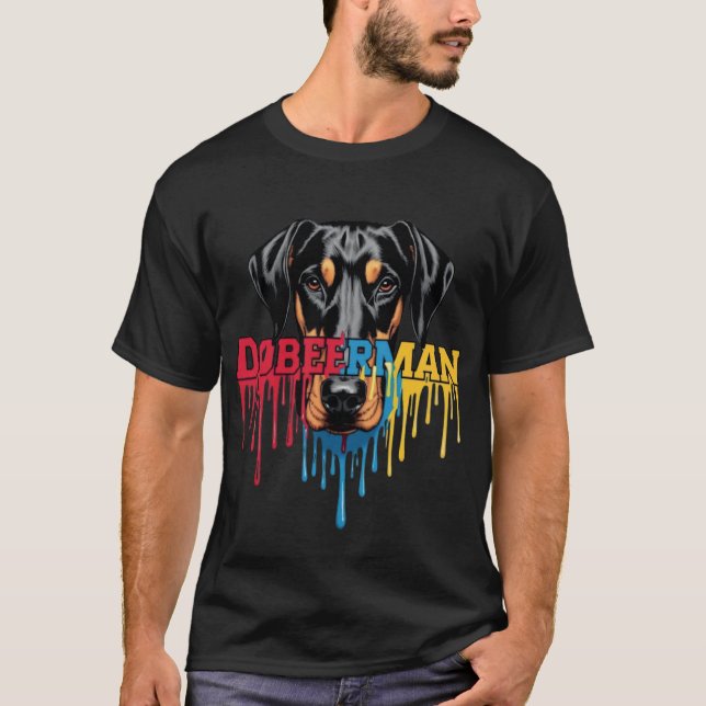 Doberman T Shirt (Framsida)
