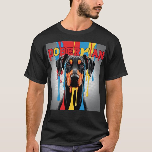 Doberman T Shirt (Framsida)