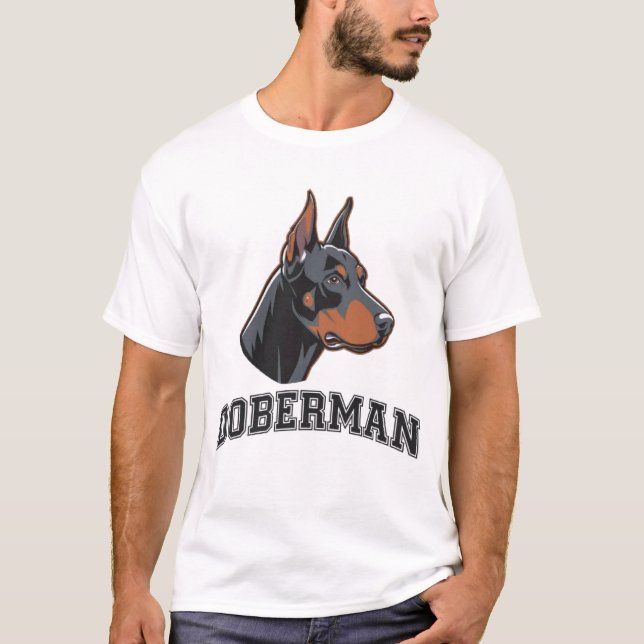 Doberman T Shirt (Framsida)
