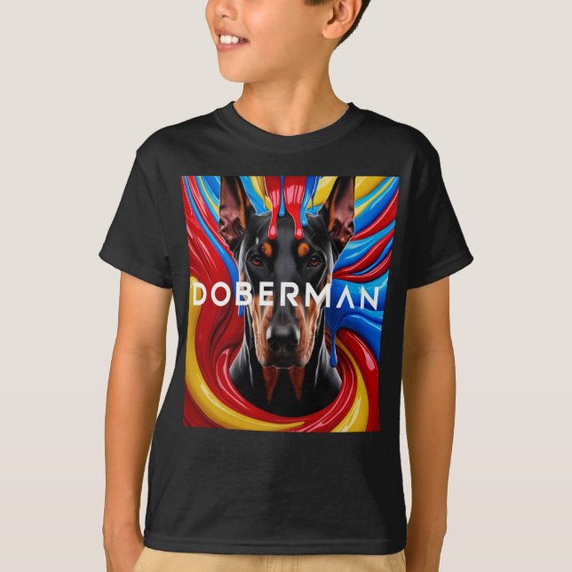 Doberman T Shirt (Framsida)