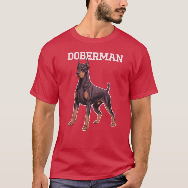 Doberman T Shirt (Framsida)