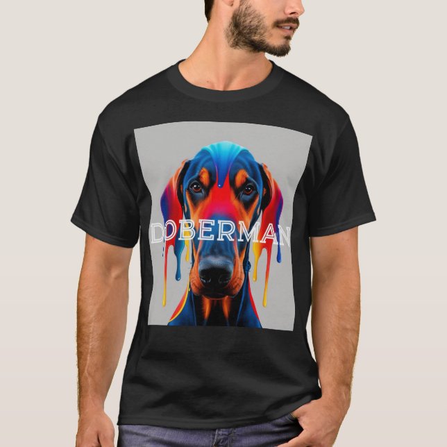 Doberman T Shirt (Framsida)