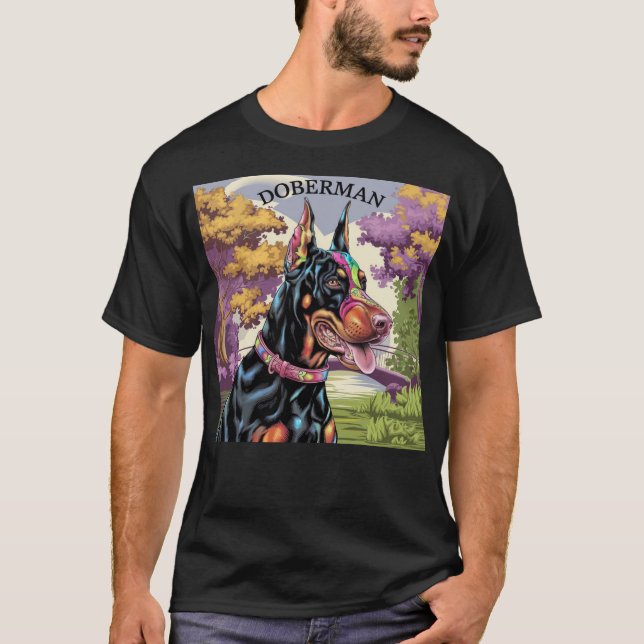 Doberman T Shirt (Framsida)