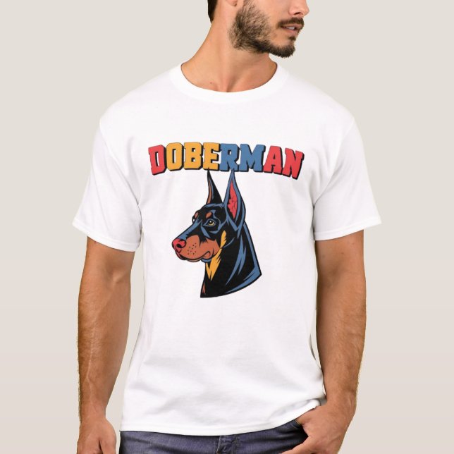 Doberman T Shirt (Framsida)