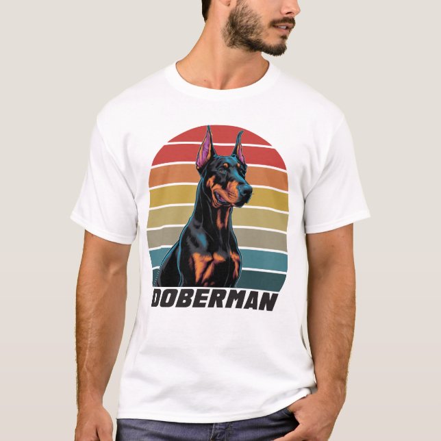 Doberman T Shirt (Framsida)