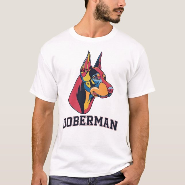 Doberman T Shirt (Framsida)