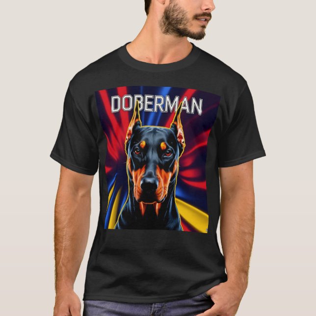 Doberman T Shirt (Framsida)