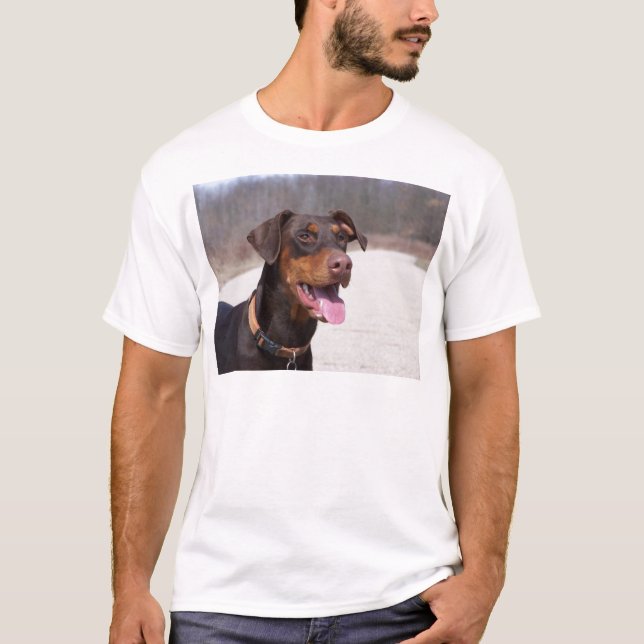 Doberman Tee Shirt (Framsida)