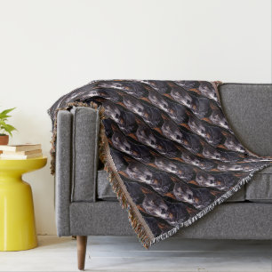 Doberman Throw Blanket Doberman Pinscher Blanket Filt