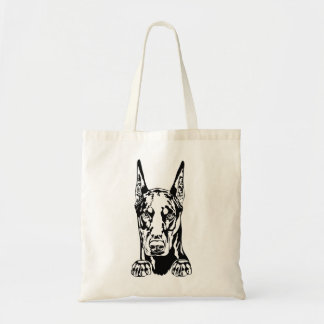 Doberman Tote Bag Tygkasse