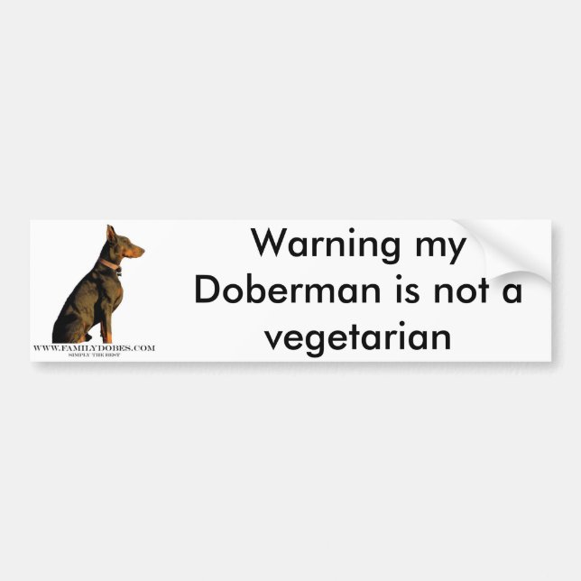 dobermanbildekal bildekal (Framsidan)