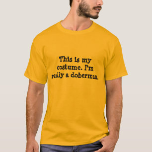DobermanCostume. Tee