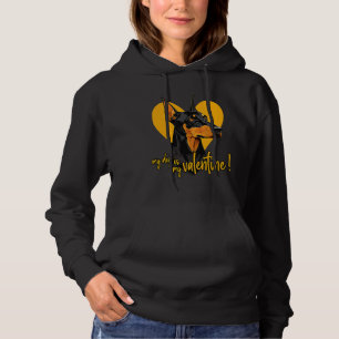 Dobermandog med hjärt- handske för alla dagar t shirt