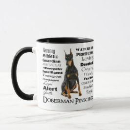 Dobermandragmugg Mugg
