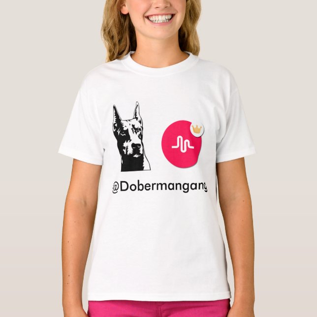 Dobermangang Tee Shirt (Framsida)