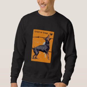 DobermanHalloween tröja Sweatshirt