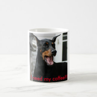 Dobermankaffekopp Kaffemugg