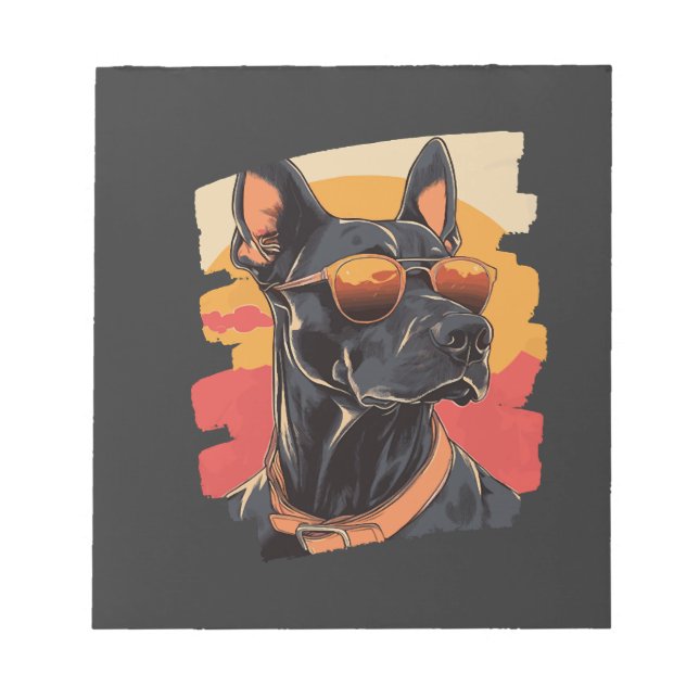 Dobermann Anteckningsblock (Framsida)