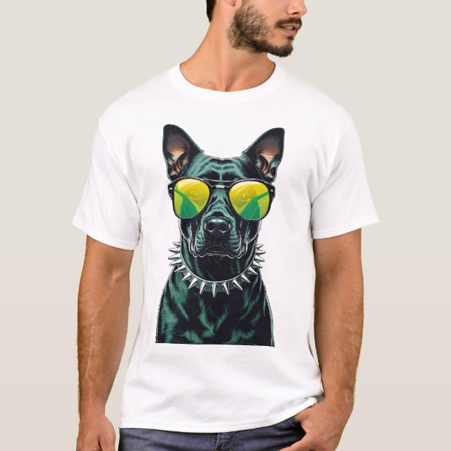 Dobermann Cool T Shirt (Framsida)