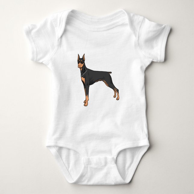 Dobermann doberman t-shirt (Framsida)