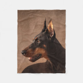 Dobermann - DobermanPinscher Fleecefilt