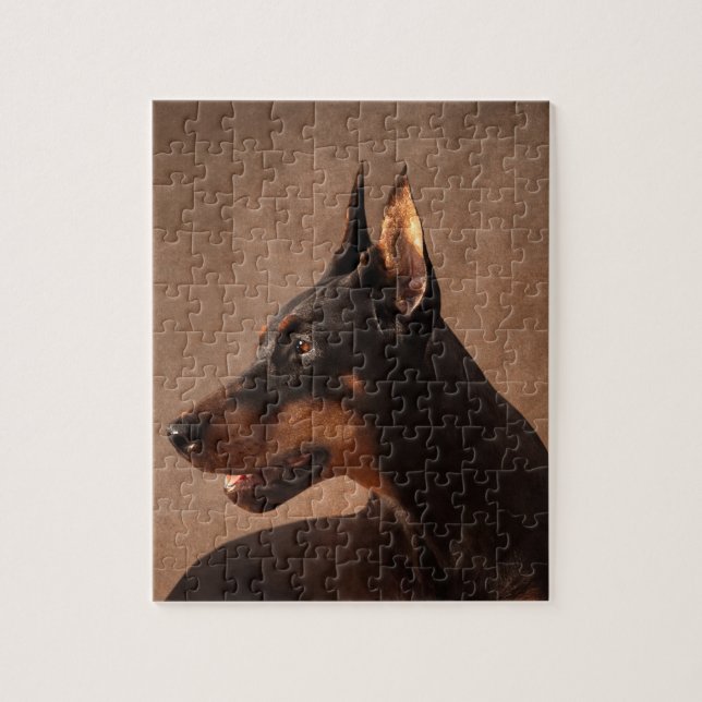 Dobermann - DobermanPinscher Pussel (Vertikal)