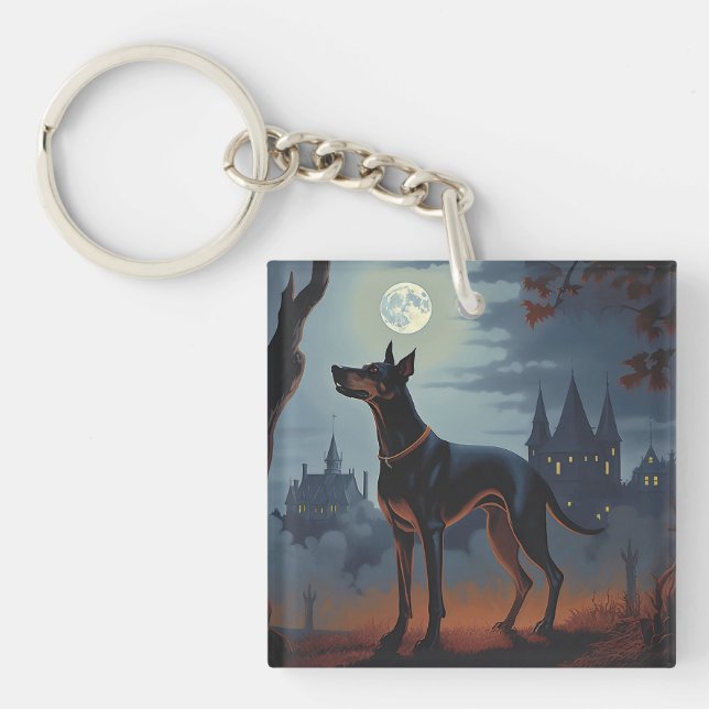 Dobermann Halloween Skräckinjagande (Framsidan)