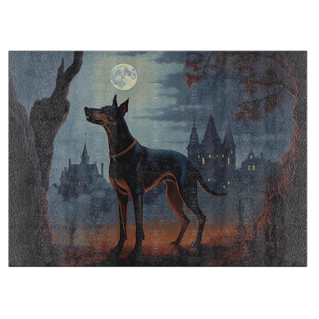 Dobermann Halloween Skräckinjagande (Framsidan)