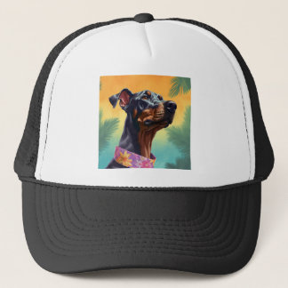 Dobermann hawaii hat keps