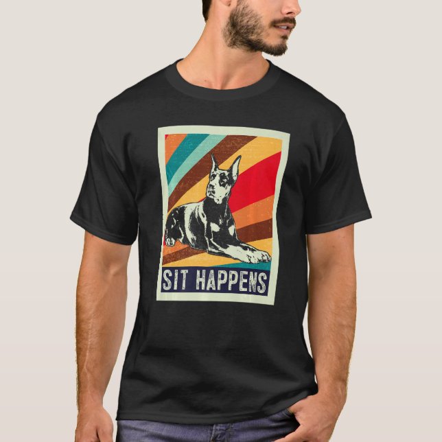 Dobermann Hund aveln 2 T Shirt (Framsida)