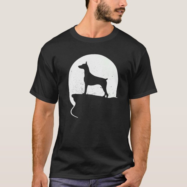 Dobermann Hund aveln 4 T Shirt (Framsida)